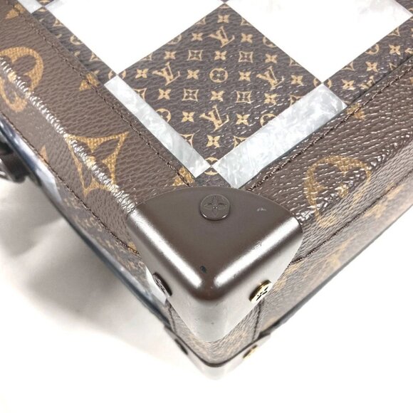 LOUIS VUITTON M20871 Monogram-Chess Slim-Soft Trunk Pochette 2WAY Shoulder Bag - Picture 3 of 13